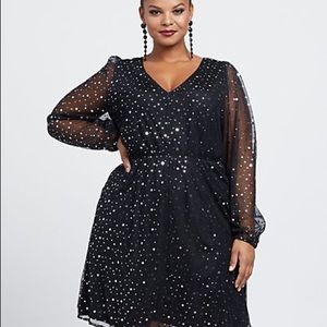 Fashion to Figure Tamara Shimmery Dress 2x NWT